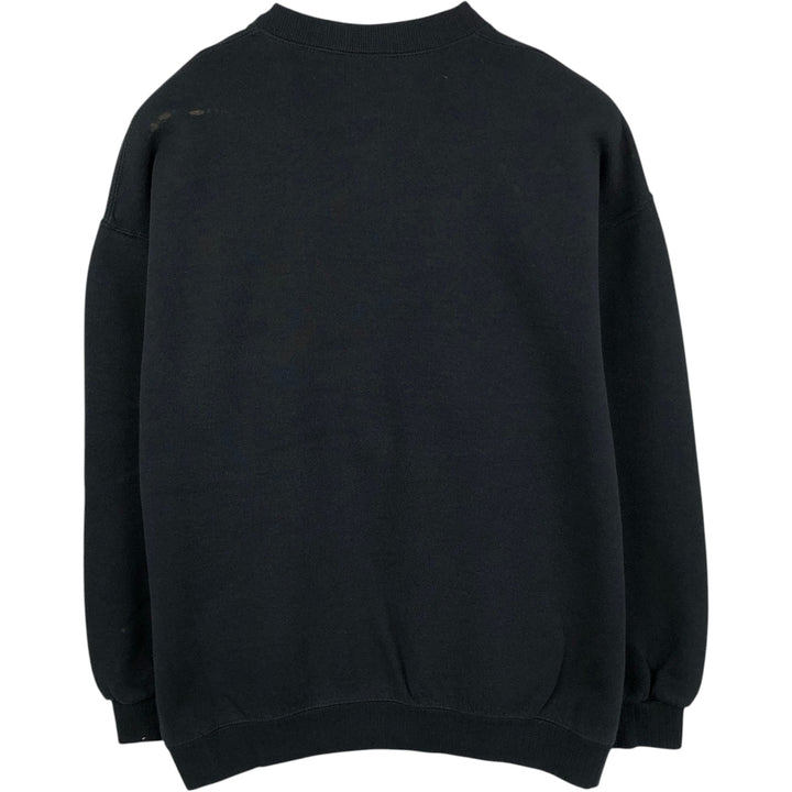 Vintage 90'S Russell ATHLETIC blank sweatshirt, made in the USA, size L, men's cotton black type Vintage Second Hand
