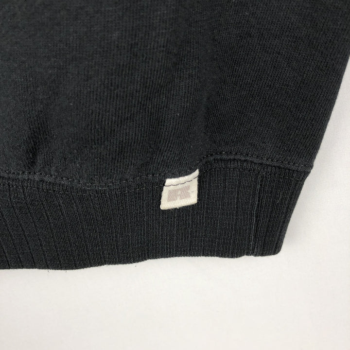 Vintage 90'S Russell ATHLETIC blank sweatshirt, made in the USA, size L, men's cotton black type Vintage Second Hand