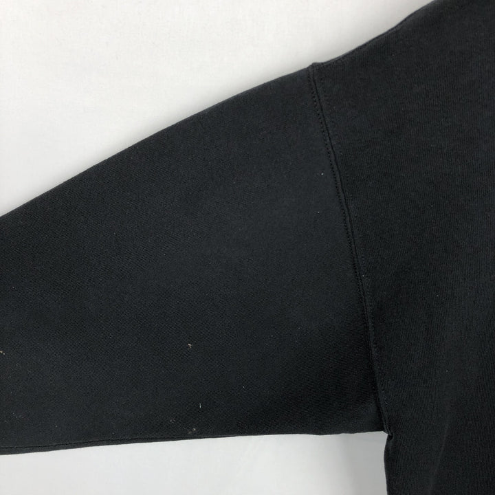 Vintage 90'S Russell ATHLETIC blank sweatshirt, made in the USA, size L, men's cotton black type Vintage Second Hand
