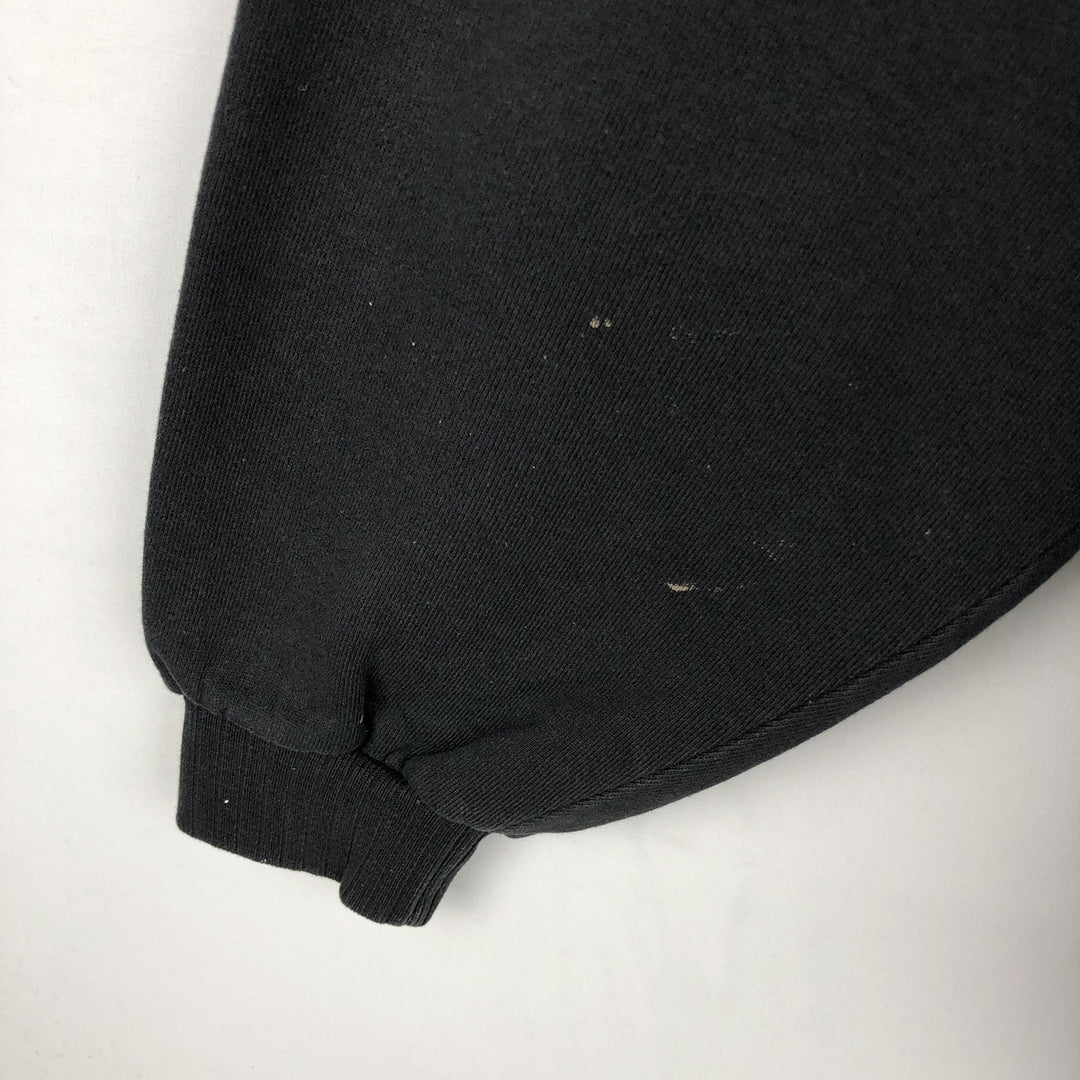 Vintage 90'S Russell ATHLETIC blank sweatshirt, made in the USA, size L, men's cotton black type Vintage Second Hand