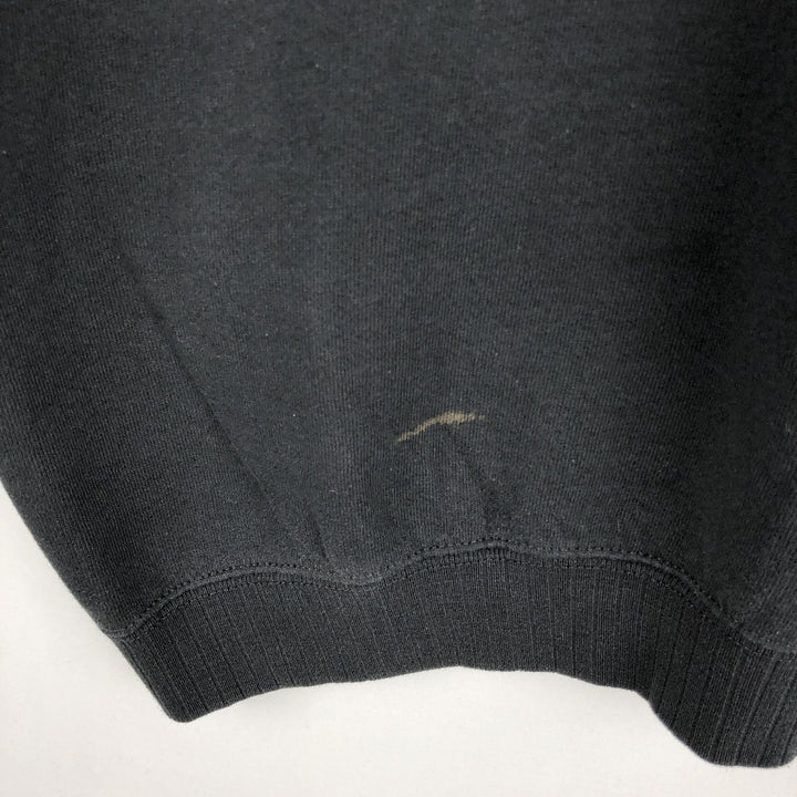 Vintage 90'S Russell ATHLETIC blank sweatshirt, made in the USA, size L, men's cotton black type Vintage Second Hand