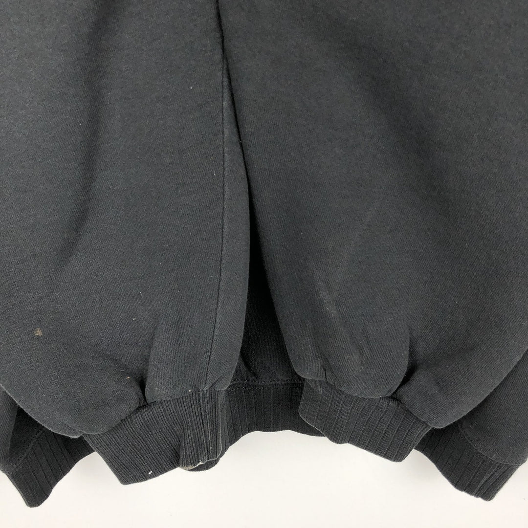 Vintage 90'S Russell ATHLETIC blank sweatshirt, made in the USA, size L, men's cotton black type Vintage Second Hand