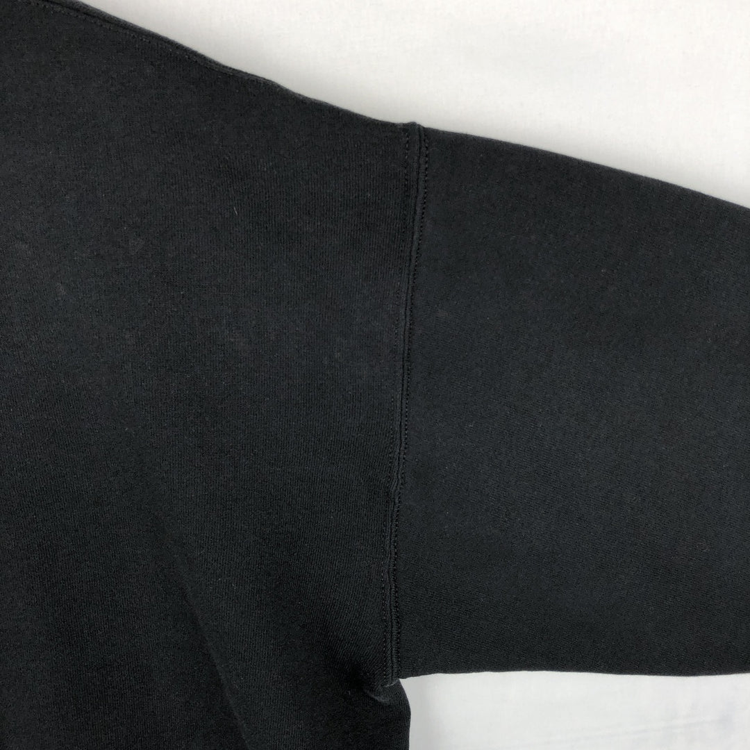 Vintage 90'S Russell ATHLETIC blank sweatshirt, made in the USA, size L, men's cotton black type Vintage Second Hand