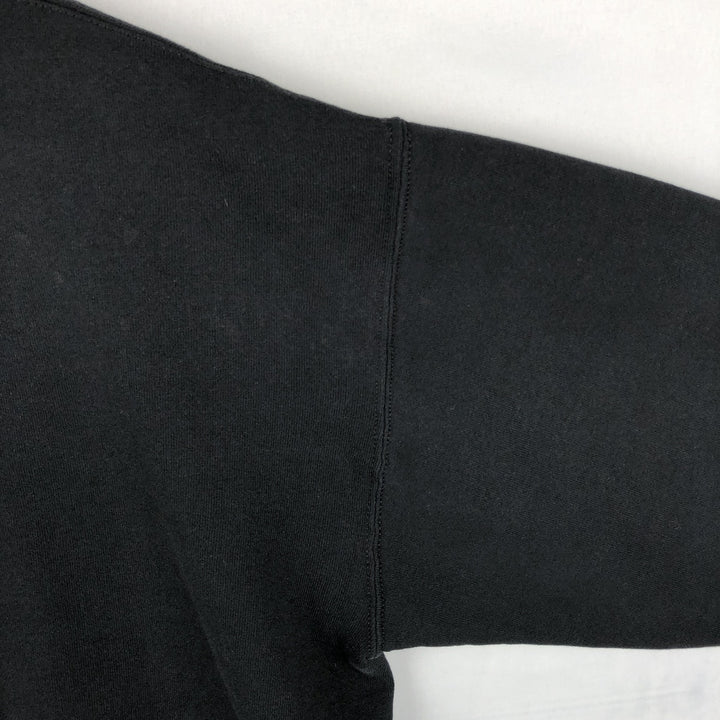 Vintage 90'S Russell ATHLETIC blank sweatshirt, made in the USA, size L, men's cotton black type Vintage Second Hand