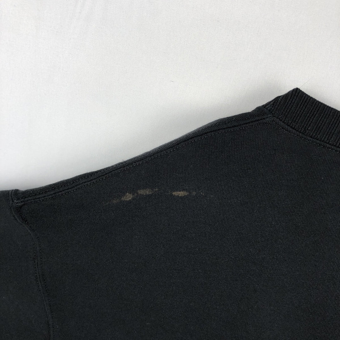 Vintage 90'S Russell ATHLETIC blank sweatshirt, made in the USA, size L, men's cotton black type Vintage Second Hand