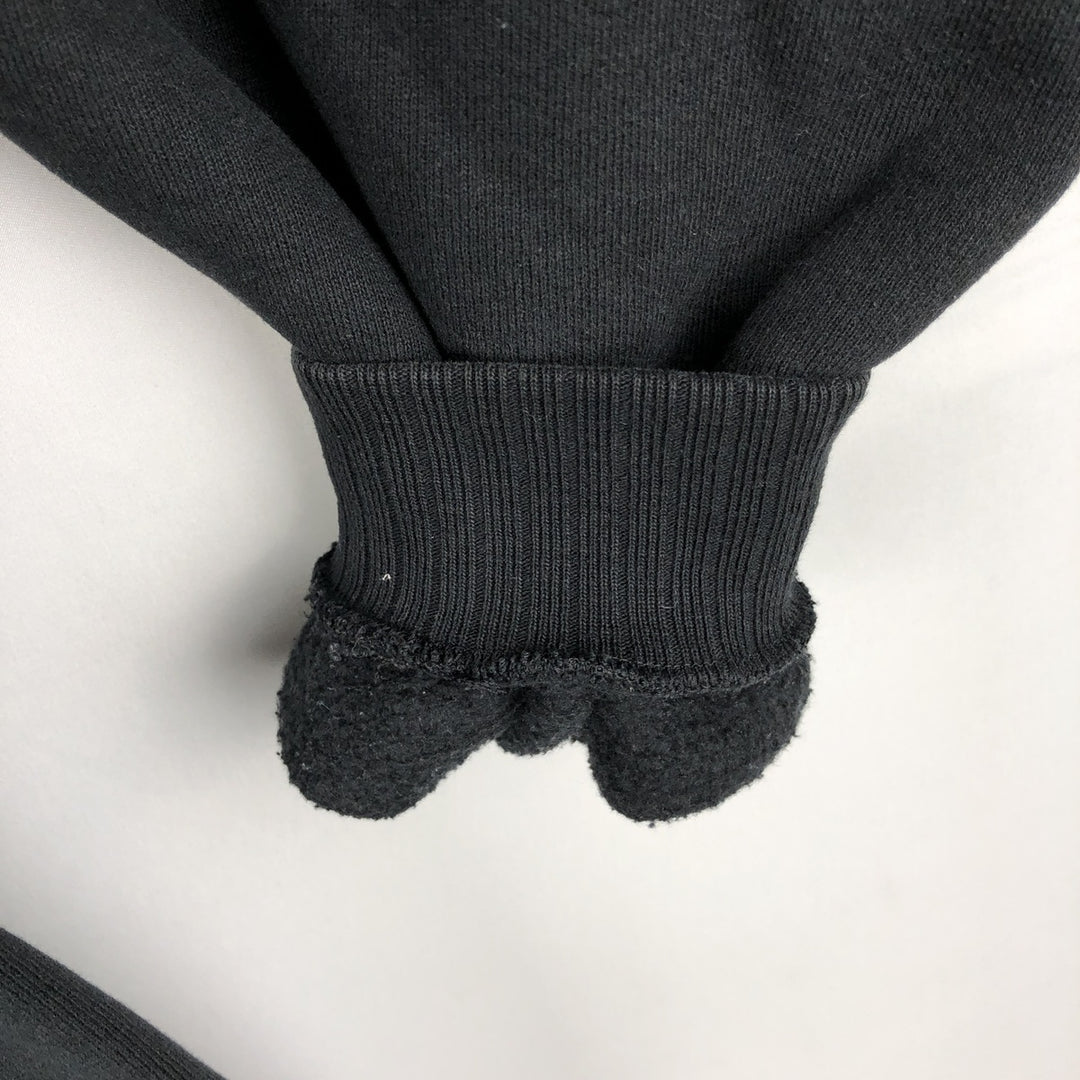 Vintage 90'S Russell ATHLETIC blank sweatshirt, made in the USA, size L, men's cotton black type Vintage Second Hand