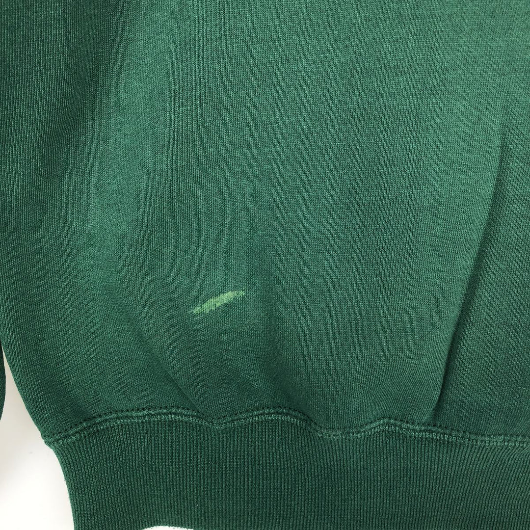 90'S Russell plain blank sweatshirt, sweatshirt, made in USA, men's size M, vintage cotton Green type dark green Vintage Second Hand
