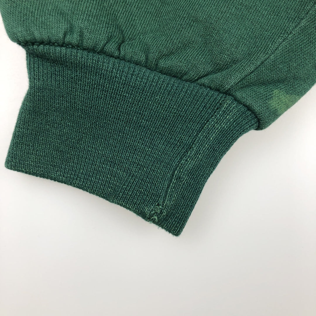 90'S Russell plain blank sweatshirt, sweatshirt, made in USA, men's size M, vintage cotton Green type dark green Vintage Second Hand