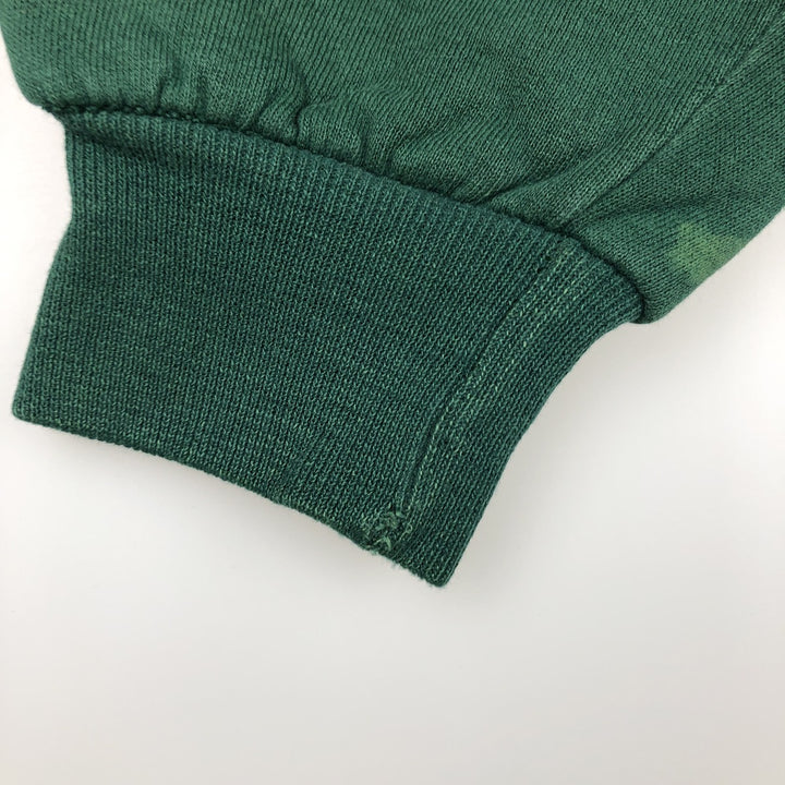 90'S Russell plain blank sweatshirt, sweatshirt, made in USA, men's size M, vintage cotton Green type dark green Vintage Second Hand