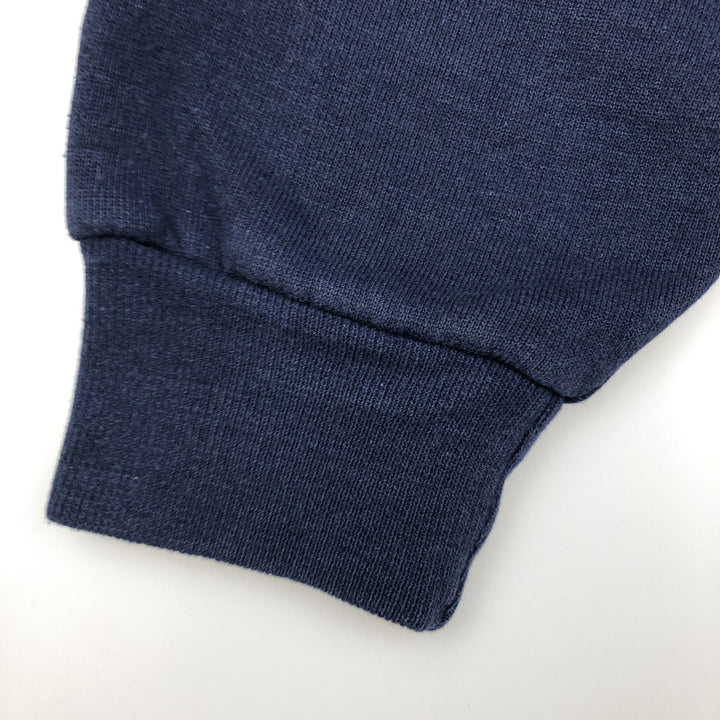 90'S Russell plain blank sweatshirt, sweatshirt, men's size L, vintage cotton navy blue type Vintage Second Hand