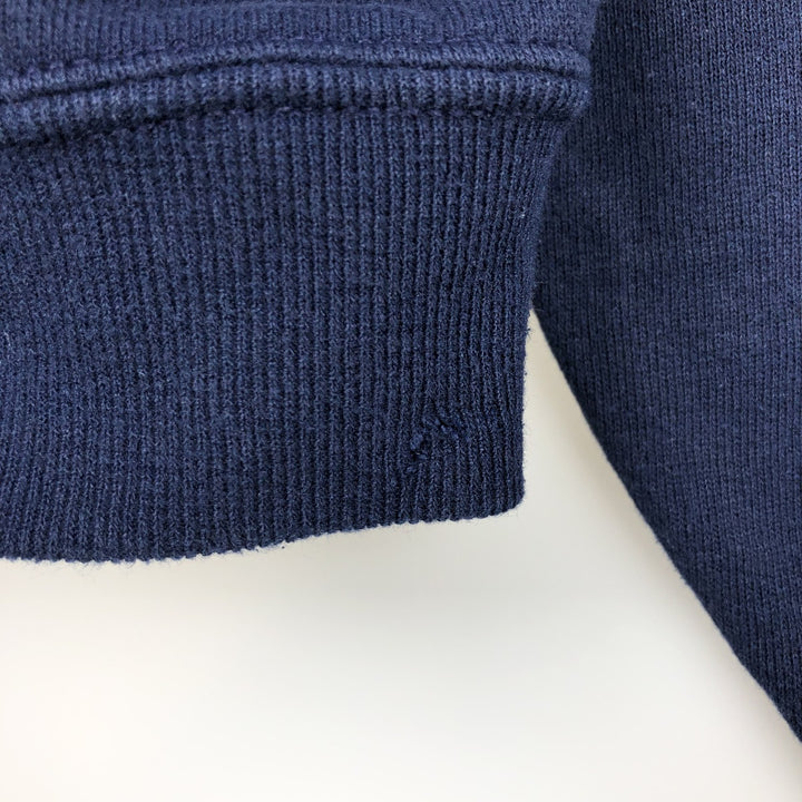 90'S Russell plain blank sweatshirt, sweatshirt, men's size L, vintage cotton navy blue type Vintage Second Hand