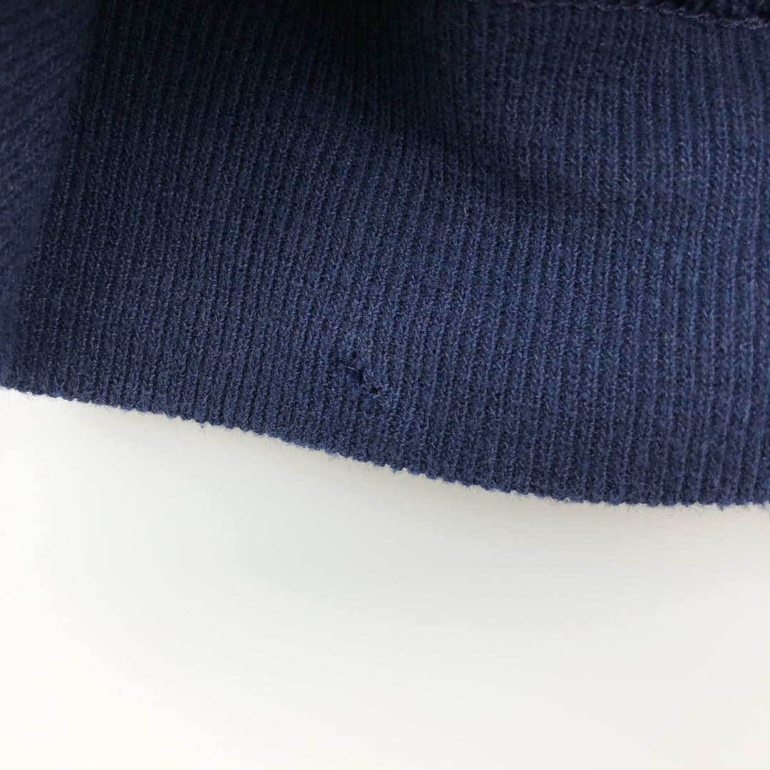 90'S Russell plain blank sweatshirt, sweatshirt, men's size L, vintage cotton navy blue type Vintage Second Hand