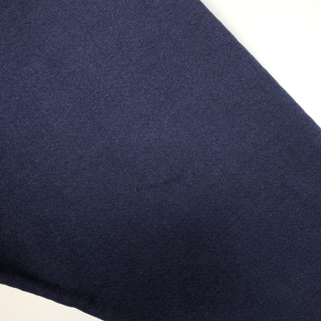 90'S Russell plain blank sweatshirt, sweatshirt, made in USA, men's XL size, vintage cotton navy blue type Vintage Second Hand