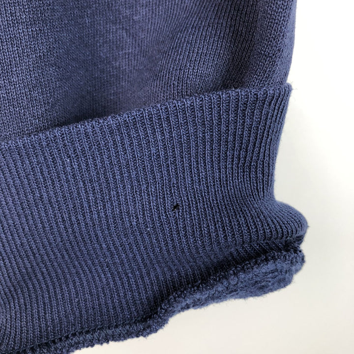 90'S Russell plain blank sweatshirt, sweatshirt, made in USA, men's XL size, vintage cotton navy blue type Vintage Second Hand