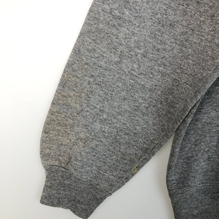 90'S Russell plain blank sweatshirt, sweatshirt, made in USA, men's XL size, vintage polyester gray type Vintage Second Hand