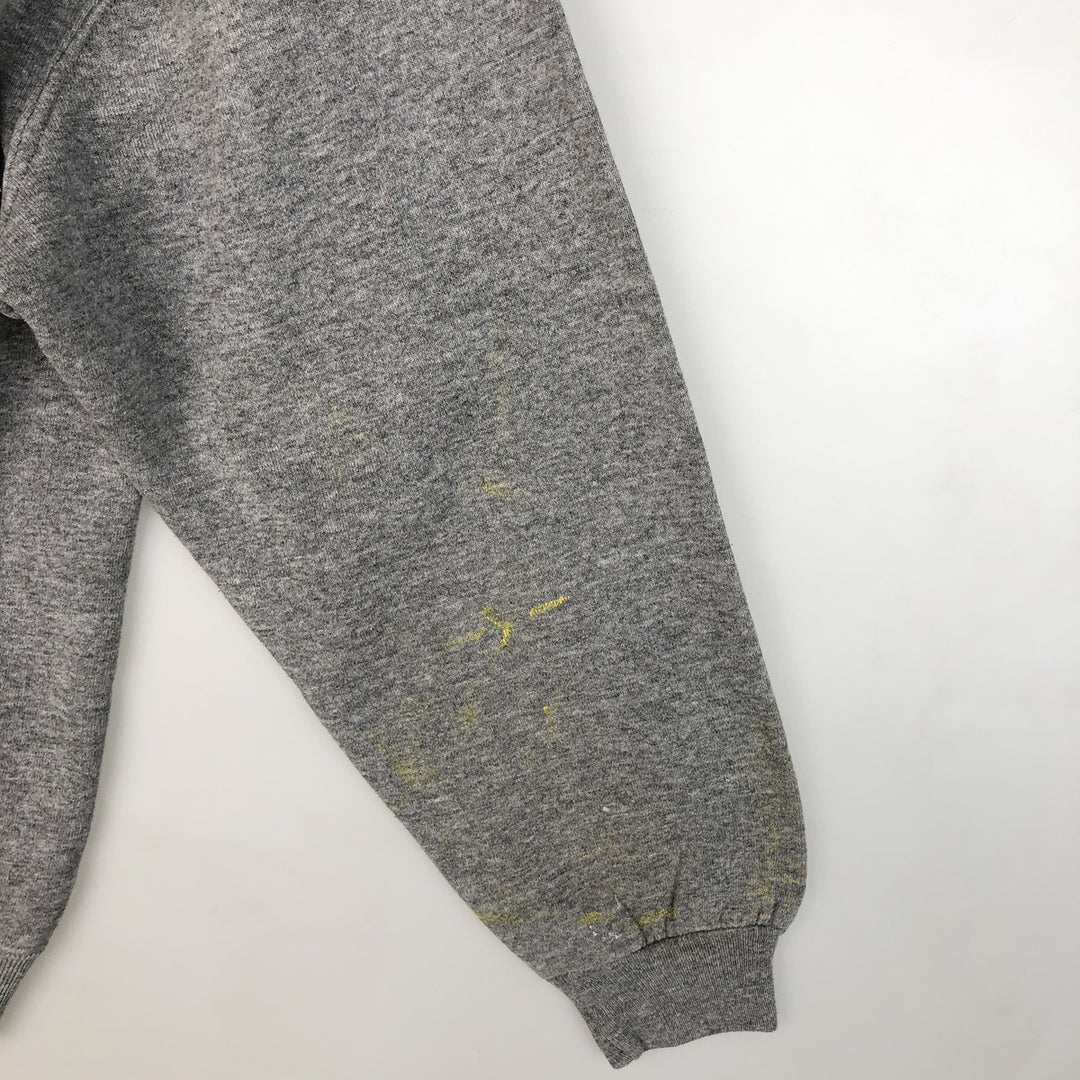 90'S Russell plain blank sweatshirt, sweatshirt, made in USA, men's XL size, vintage polyester gray type Vintage Second Hand