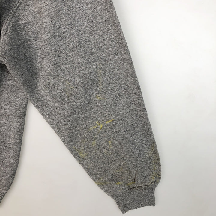 90'S Russell plain blank sweatshirt, sweatshirt, made in USA, men's XL size, vintage polyester gray type Vintage Second Hand