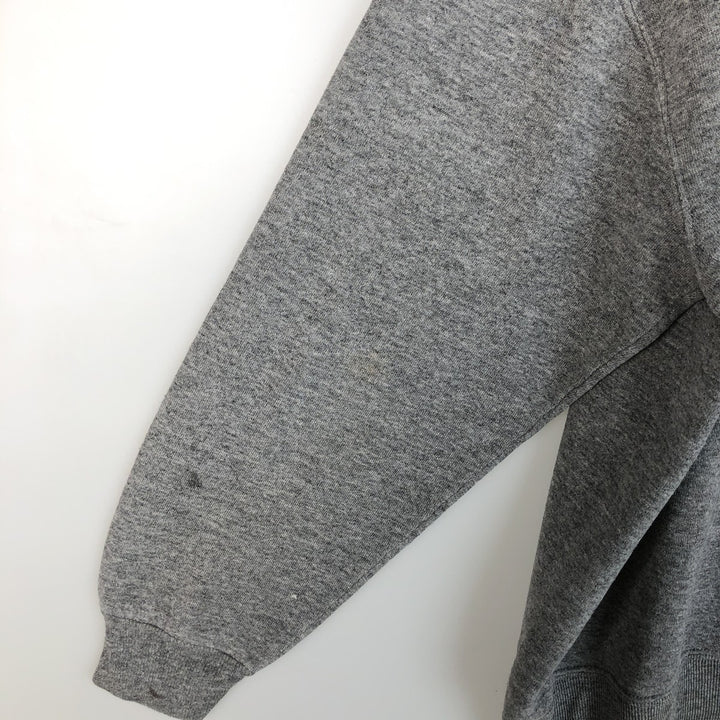 90'S Russell plain blank sweatshirt, sweatshirt, made in USA, men's XL size, vintage polyester gray type Vintage Second Hand