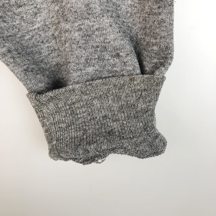 90'S Russell plain blank sweatshirt, sweatshirt, made in USA, men's XL size, vintage polyester gray type Vintage Second Hand