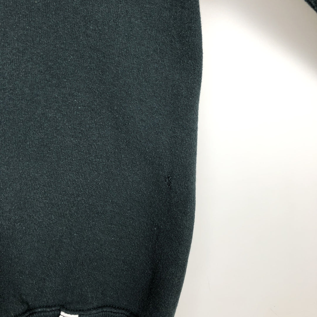 90'S Russell plain blank sweatshirt, sweatshirt, men's XXL size, vintage cotton Green type dark green Vintage Second Hand