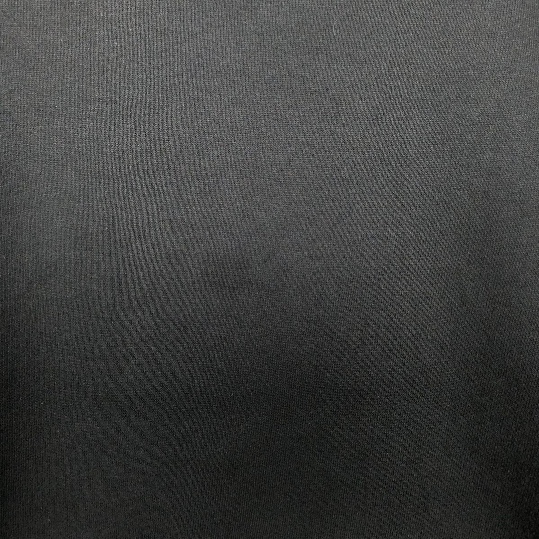 90'S Russell plain blank sweatshirt, sweatshirt, made in USA, men's XL size, vintage cotton black type Vintage Second Hand