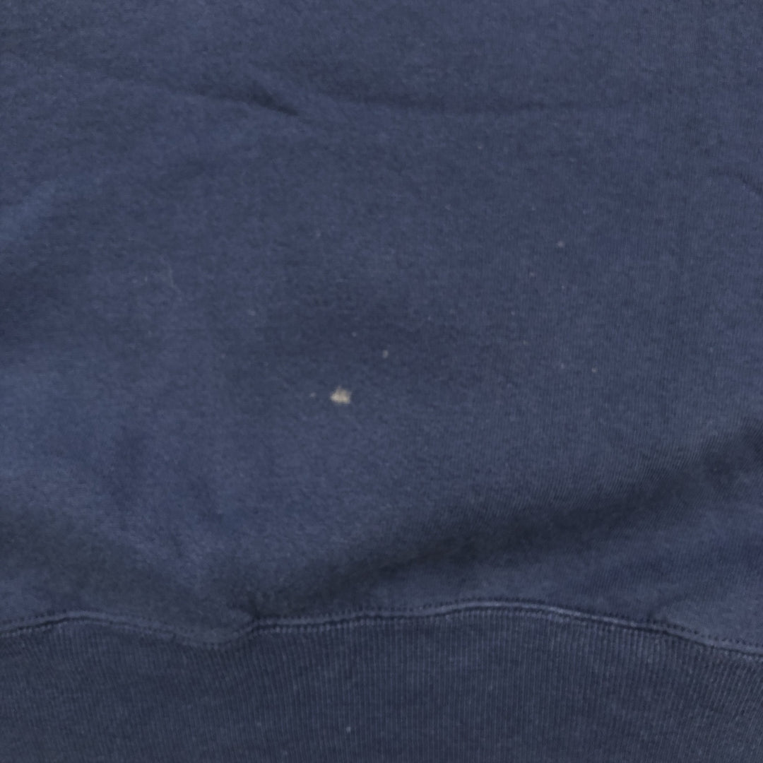 90'S Russell plain blank sweatshirt, sweatshirt, men's XXL size, vintage cotton navy blue type Vintage Second Hand