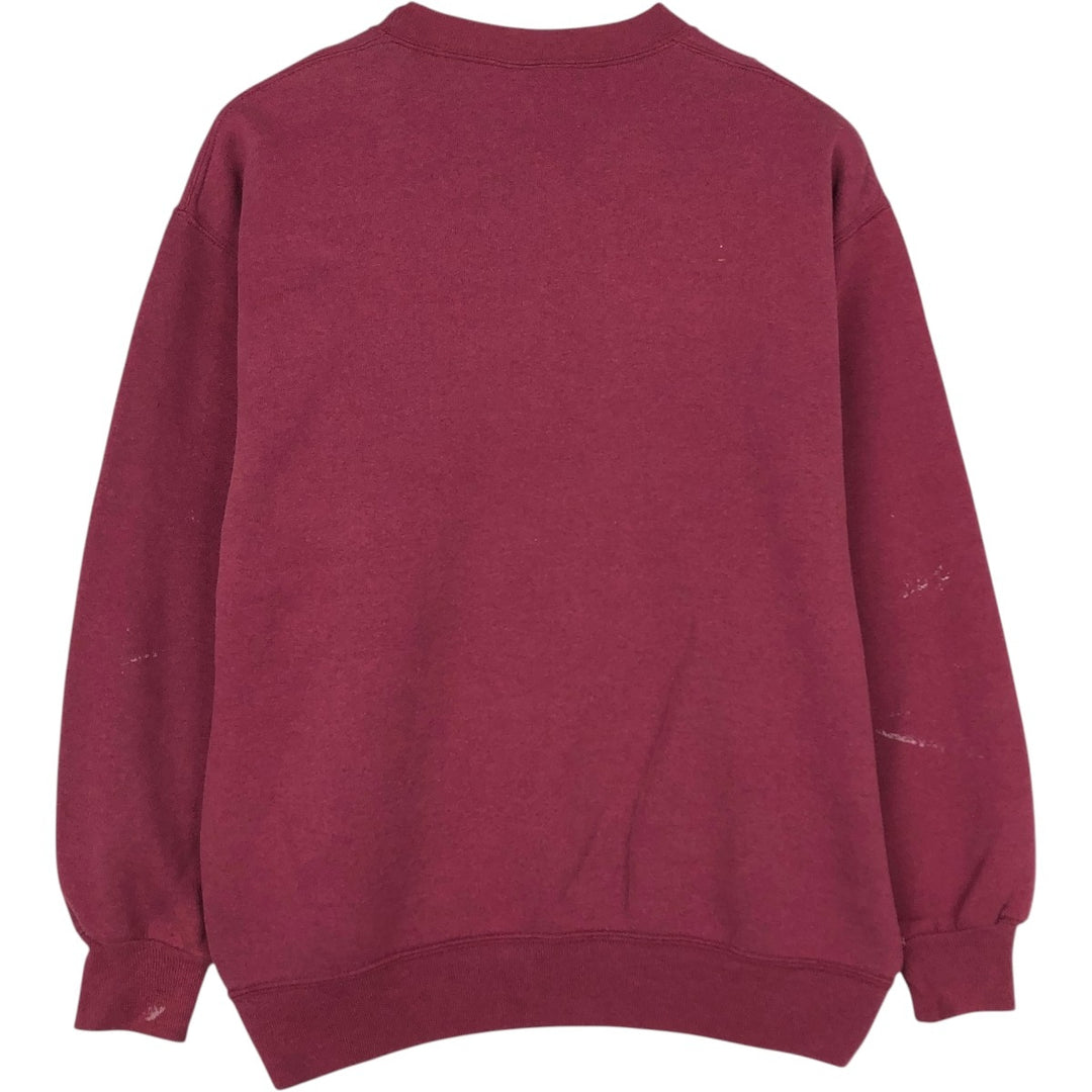 90'S Russell plain blank sweatshirt, sweatshirt, made in USA, men's XXL, vintage cotton red type Vintage Second Hand