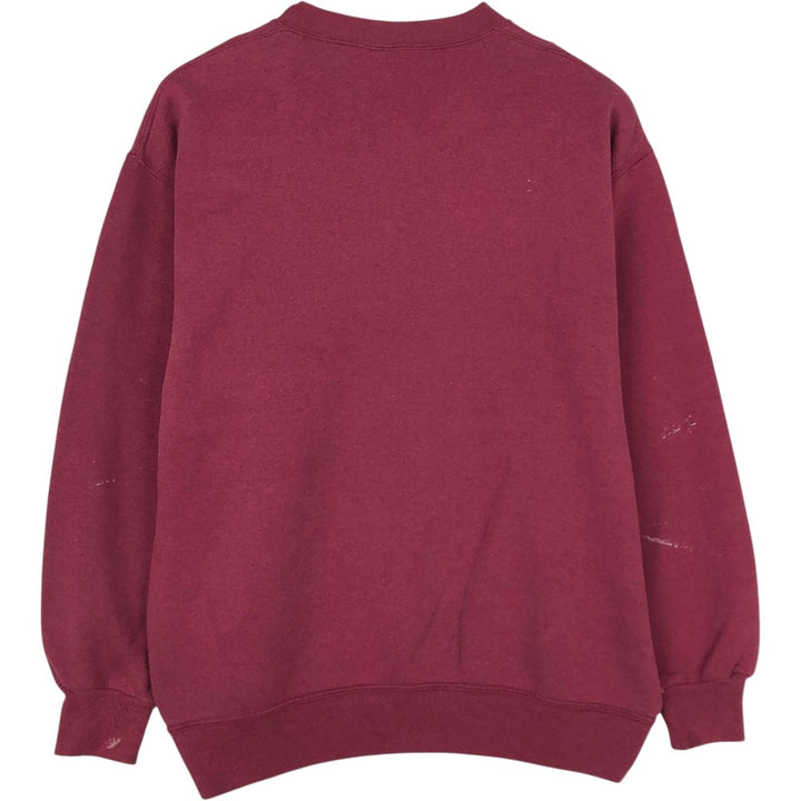 90'S Russell plain blank sweatshirt, sweatshirt, made in USA, men's XXL, vintage cotton red type Vintage Second Hand