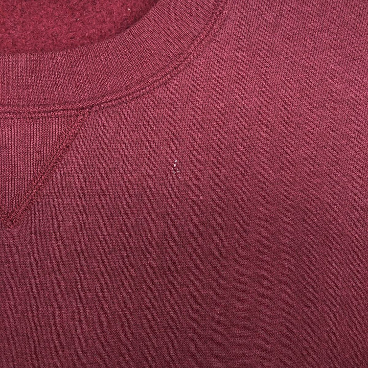 90'S Russell plain blank sweatshirt, sweatshirt, made in USA, men's XXL, vintage cotton red type Vintage Second Hand