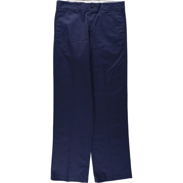 70s-80'S Sears PERMA-PREST Work Pants, Men's W34 (approx.), Vintage unclear navy blue type Vintage Second Hand