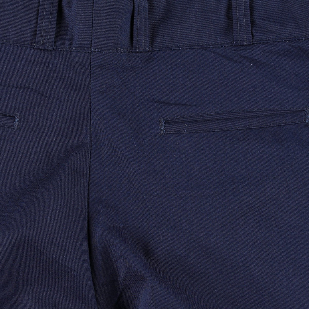 70s-80'S Sears PERMA-PREST Work Pants, Men's W34 (approx.), Vintage unclear navy blue type Vintage Second Hand