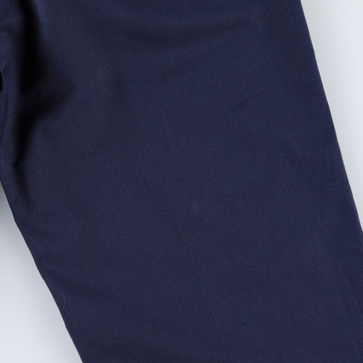 70s-80'S Sears PERMA-PREST Work Pants, Men's W34 (approx.), Vintage unclear navy blue type Vintage Second Hand