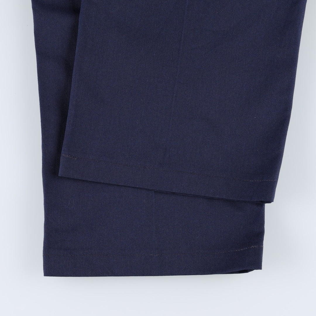 70s-80'S Sears PERMA-PREST Work Pants, Men's W34 (approx.), Vintage unclear navy blue type Vintage Second Hand