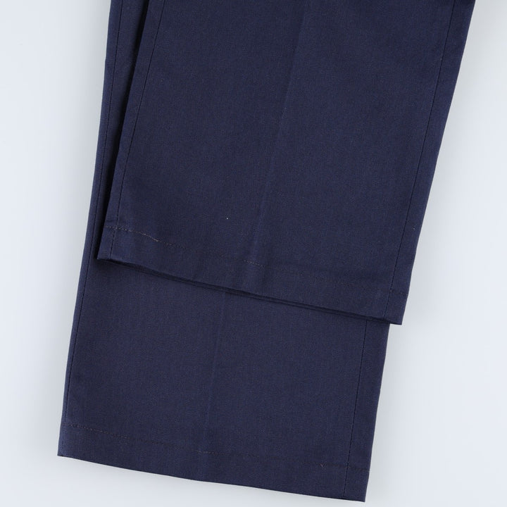 70s-80'S Sears PERMA-PREST Work Pants, Men's W34 (approx.), Vintage unclear navy blue type Vintage Second Hand