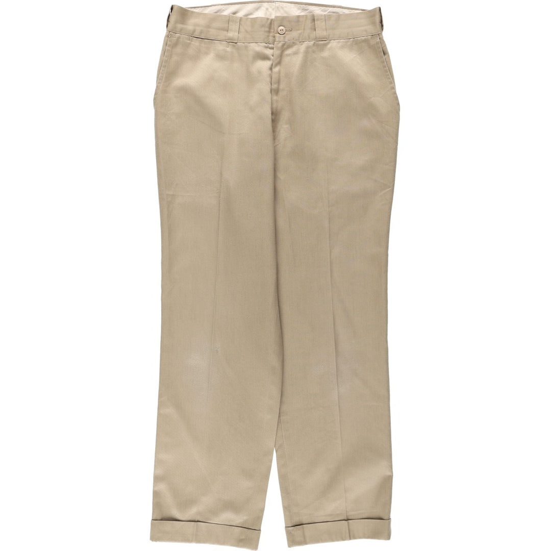 70s-80'S JCPenney BIG MAC Work Pants, Men's W32 (approx.), Vintage cotton Beige type Vintage Second Hand