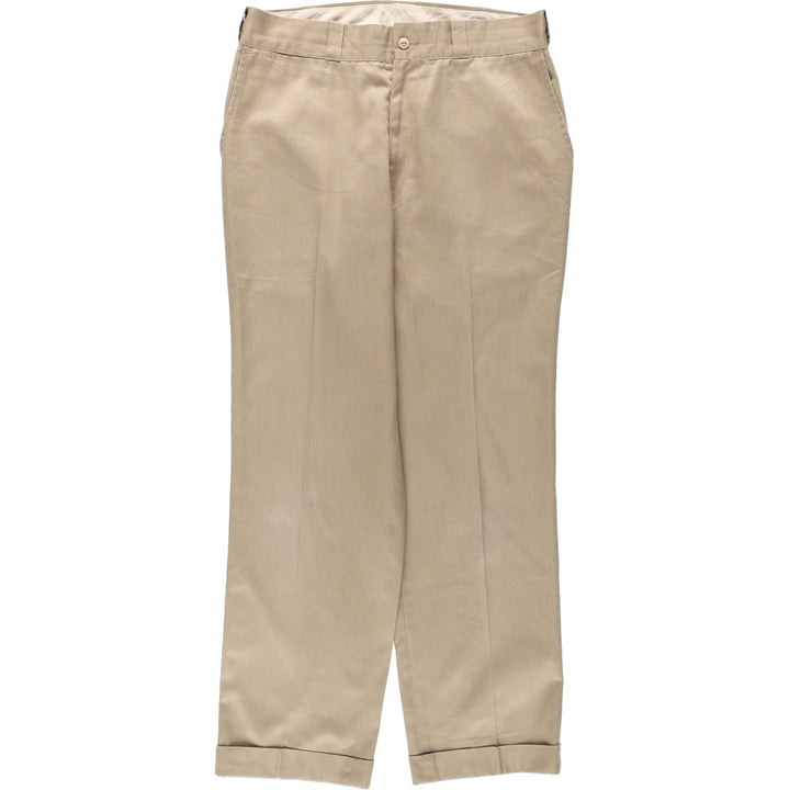 70s-80'S JCPenney BIG MAC Work Pants, Men's W32 (approx.), Vintage cotton Beige type Vintage Second Hand