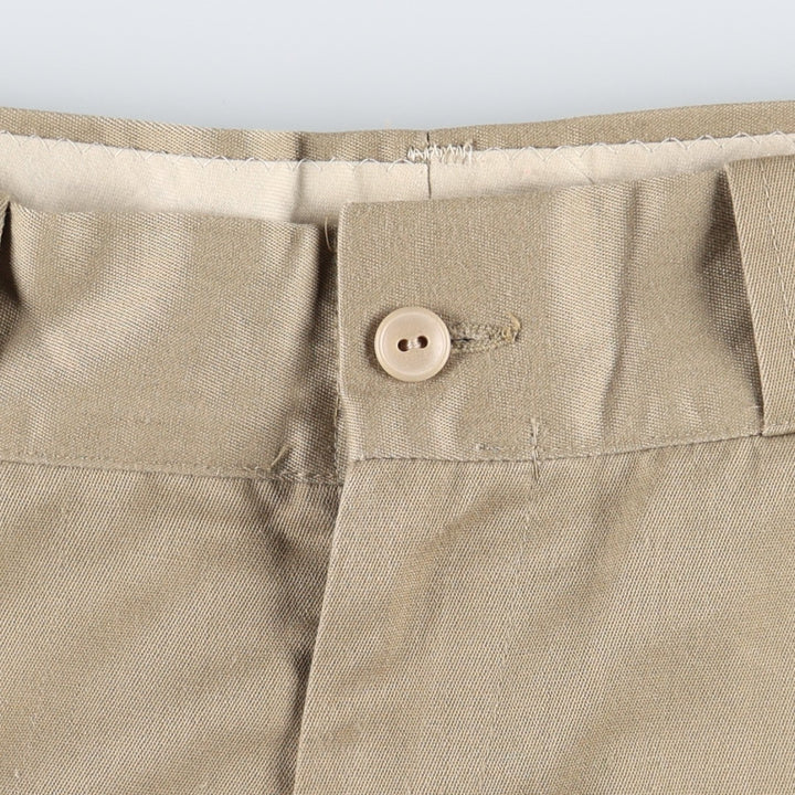 70s-80'S JCPenney BIG MAC Work Pants, Men's W32 (approx.), Vintage cotton Beige type Vintage Second Hand
