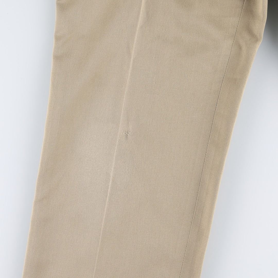 70s-80'S JCPenney BIG MAC Work Pants, Men's W32 (approx.), Vintage cotton Beige type Vintage Second Hand