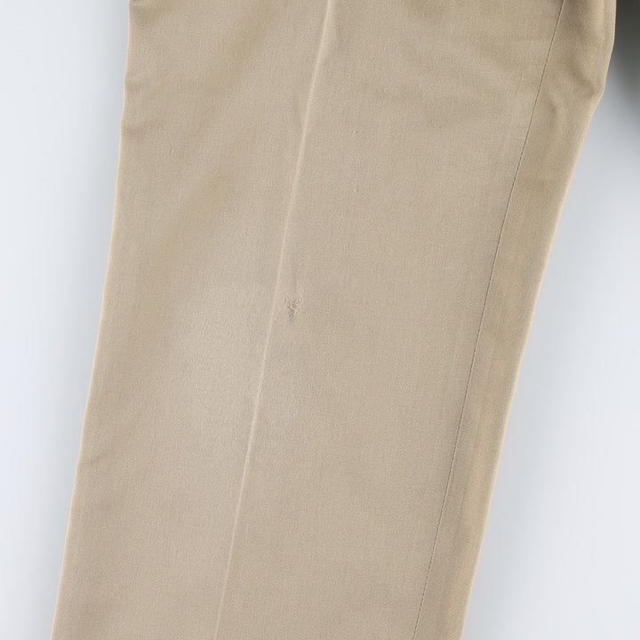 70s-80'S JCPenney BIG MAC Work Pants, Men's W32 (approx.), Vintage cotton Beige type Vintage Second Hand