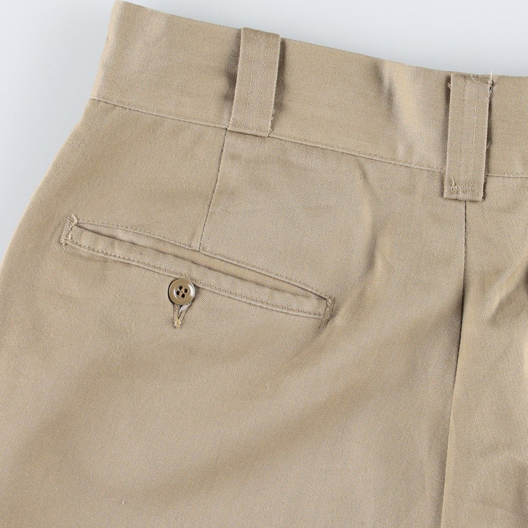 70s-80'S JCPenney BIG MAC Work Pants, Men's W32 (approx.), Vintage cotton Beige type Vintage Second Hand