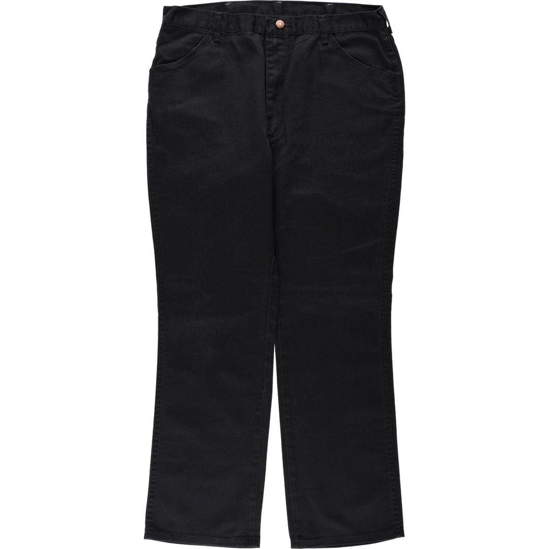 80s-90'S Big Ben work pants, made in USA, men's size W35 equivalent, vintage. unclear black type Vintage Second Hand
