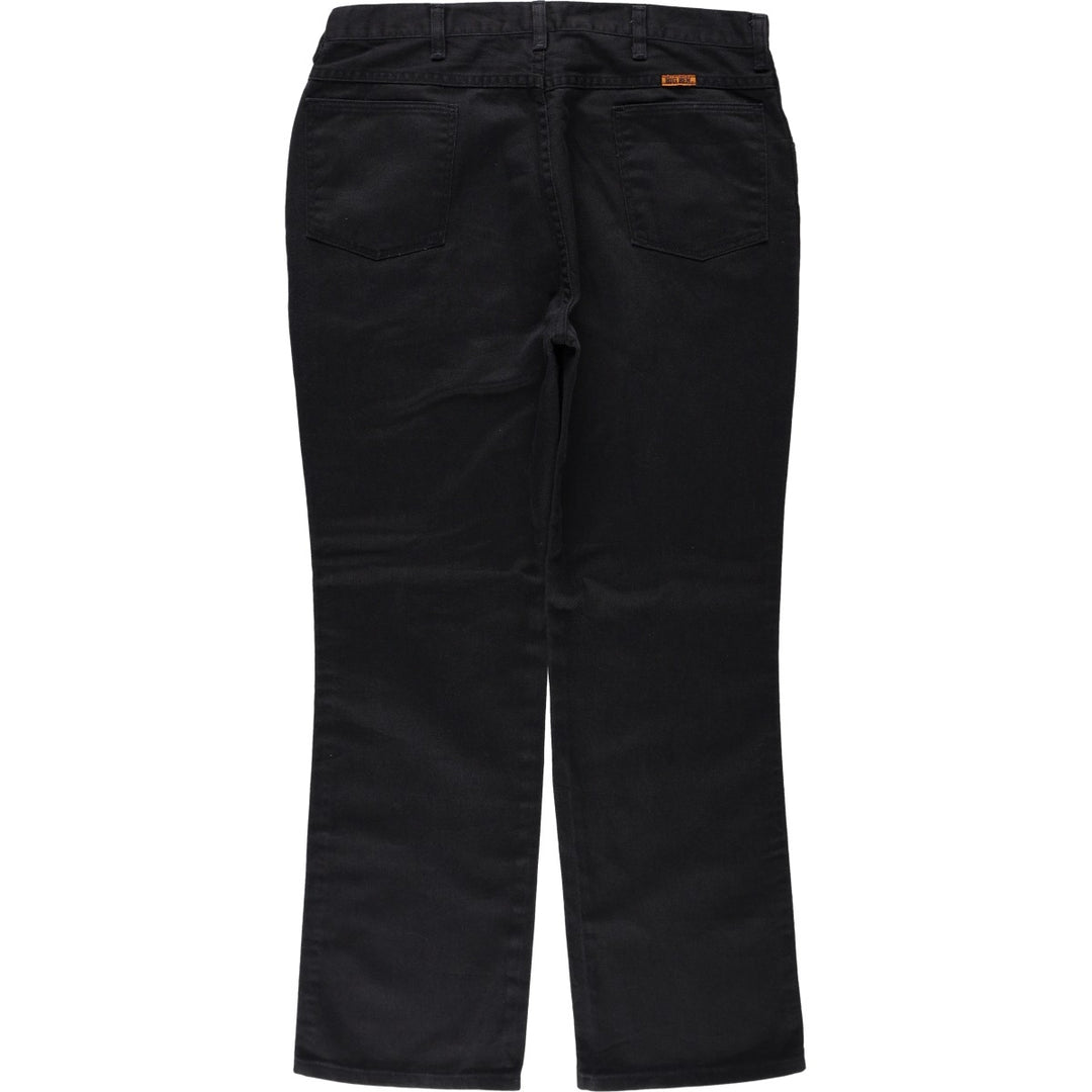 80s-90'S Big Ben work pants, made in USA, men's size W35 equivalent, vintage. unclear black type Vintage Second Hand