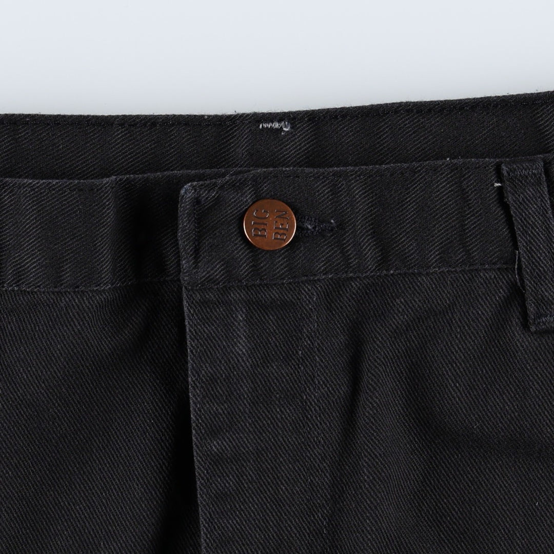 80s-90'S Big Ben work pants, made in USA, men's size W35 equivalent, vintage. unclear black type Vintage Second Hand