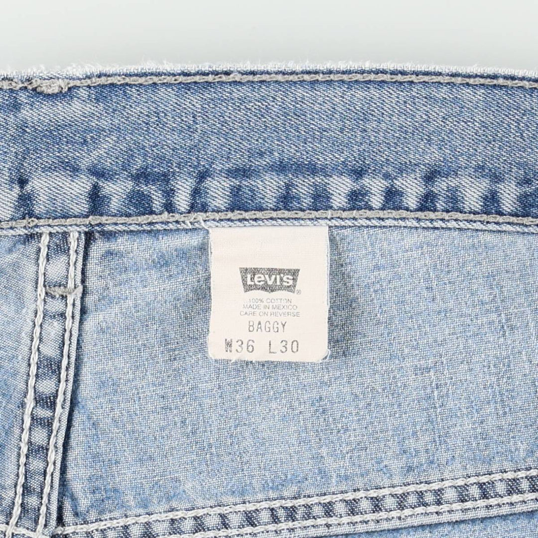 2000'S Levi's SILVER TAB L2 BAGGY Tapered Denim Pants, Men's W36 (approx.) cotton blue type Vintage Second Hand