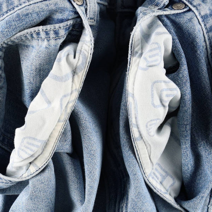 2000'S Levi's SILVER TAB L2 BAGGY Tapered Denim Pants, Men's W36 (approx.) cotton blue type Vintage Second Hand