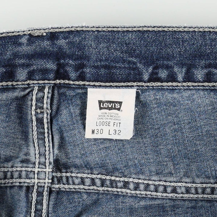 2000'S Levi's Silver Tab L2 Loose Tapered Denim Pants, Men's Size W31 (approx.) cotton blue type Vintage Second Hand