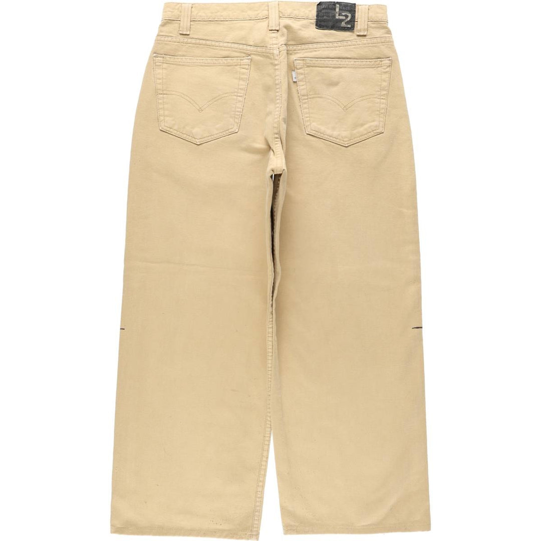 90'S Levi's Silver Tab Baggy Fit Tapered Denim Pants, Men's Size W33 (approx.), Vintage cotton oro legacy Vintage Second Hand