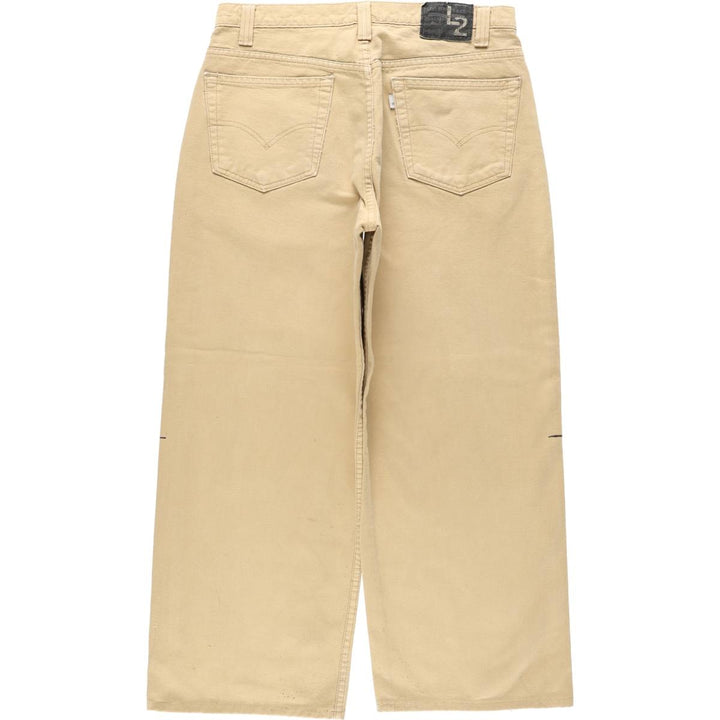 90'S Levi's Silver Tab Baggy Fit Tapered Denim Pants, Men's Size W33 (approx.), Vintage cotton oro legacy Vintage Second Hand