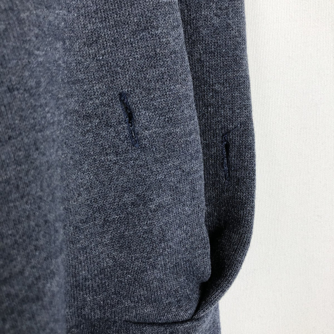 Russell Blank Sweatshirt Hoodie (Men's Size XL) polyester navy blue type Vintage Second Hand