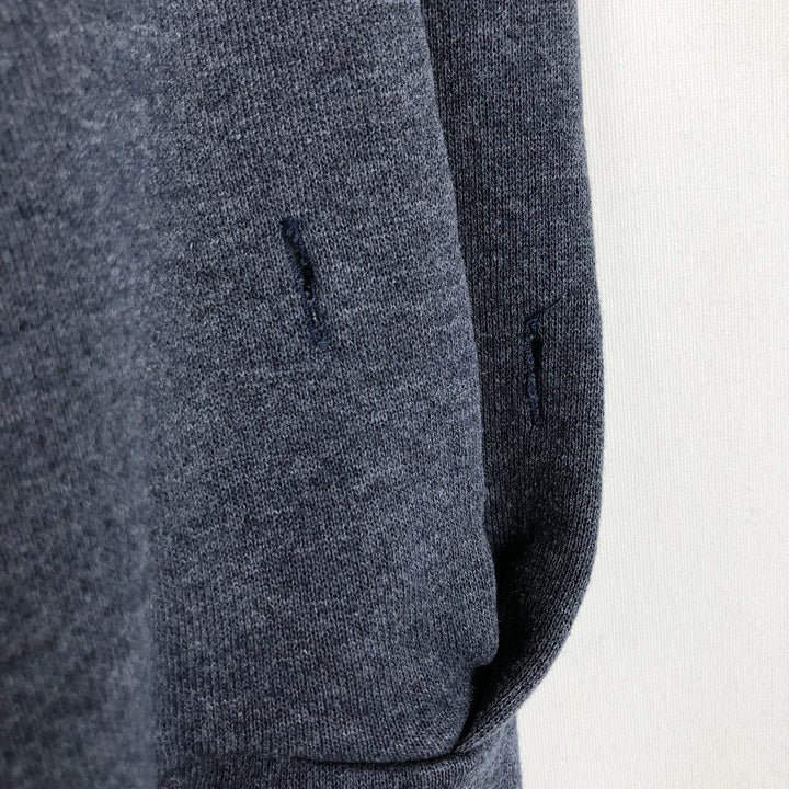 Russell Blank Sweatshirt Hoodie (Men's Size XL) polyester navy blue type Vintage Second Hand